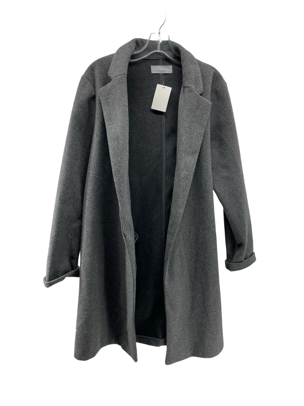 Nyland Cozy Long coat Size M gray Excellent